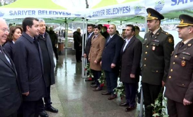 Haydar Aliyev Sarıyer'de anıldı