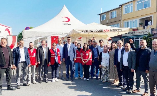 AK Parti Sarıyer’den kan bağışına destek