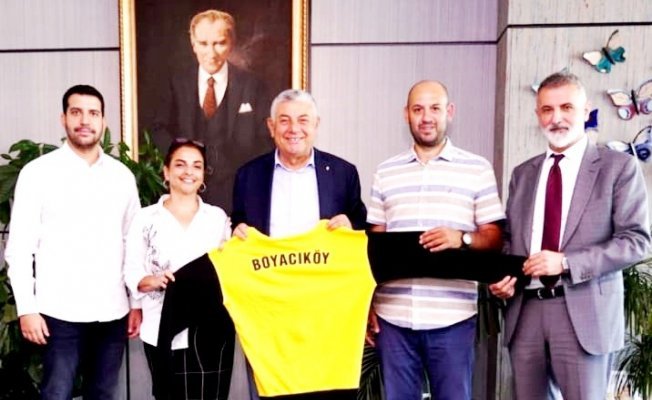 Başkan Genç’e Boyacıköy Spor Kulübü’nden ziyaret